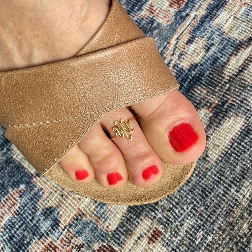 14k Gold Filled Toe Ring Adjustable